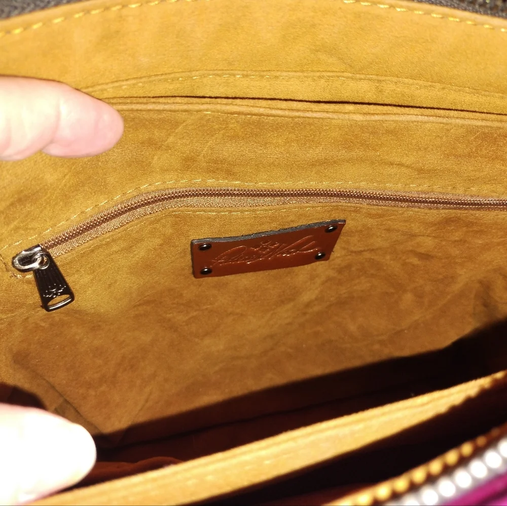 Patricia Nash Rare Fillagree Studded Satchel Bag - Picture 7 of 9